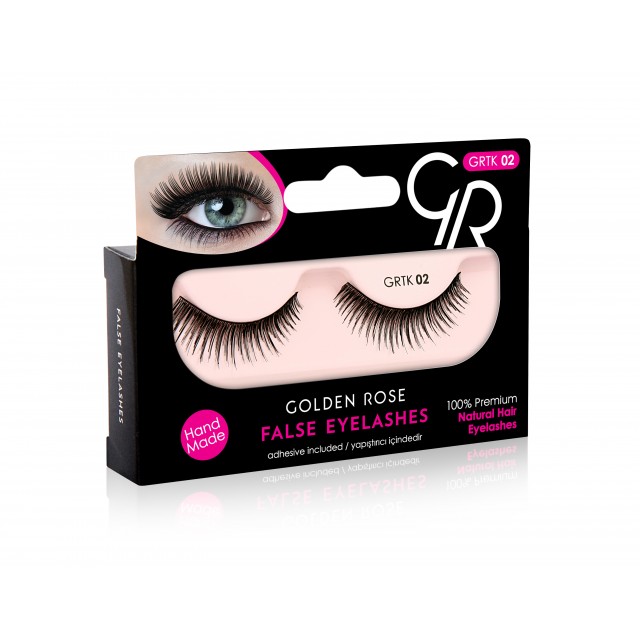 GOLDEN ROSE False Eyelashes And Adhesive GRTK 02